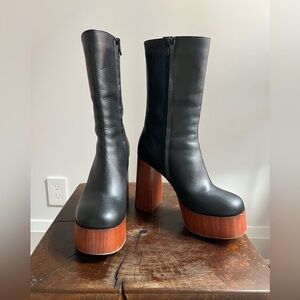 GIA BORGHINI Gia/Rhw Rosie 27 leather ankle boots